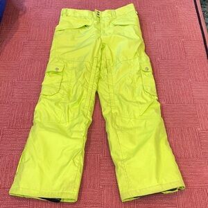 Firefly men’s small Neon Yellow snowboard / ski snowPants